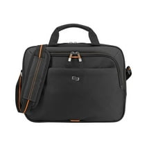 Solo New York Ace Slim Briefcase, Black, Polyester
