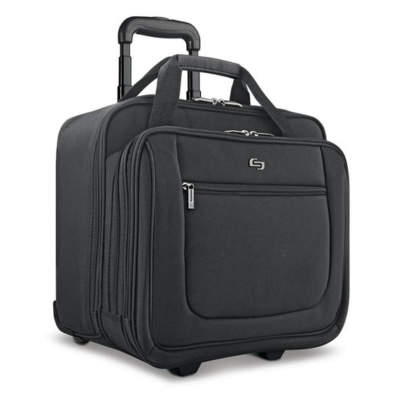 Solo New York Bryant Rolling Laptop Case, Black