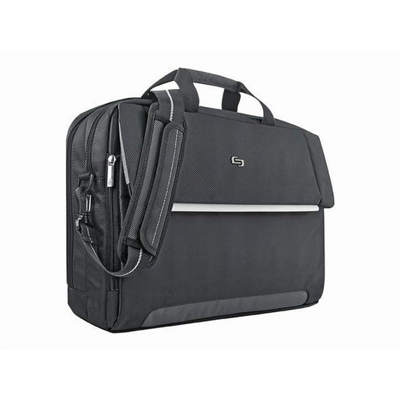Solo New York Chrysler Briefcase, Black, Laptop Tote