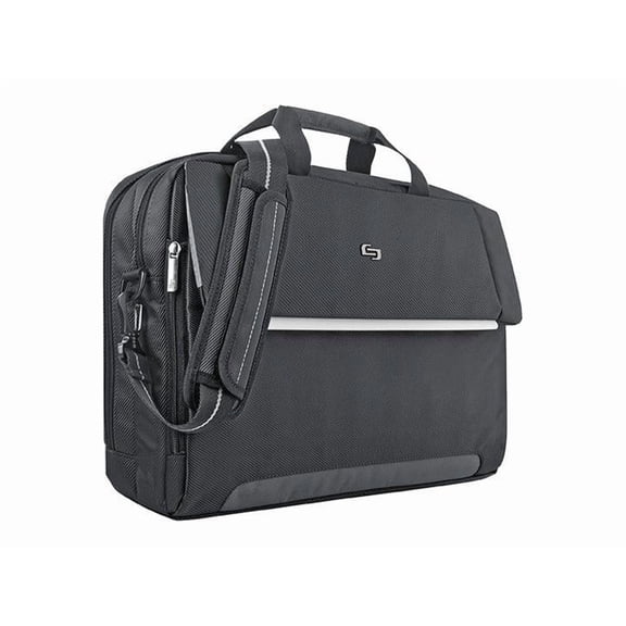 Solo New York Chrysler Briefcase, Black, Laptop Tote