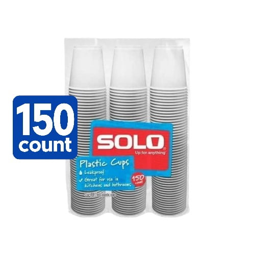 Solo Plastic Bathroom Cups (150 Count, 3 oz)