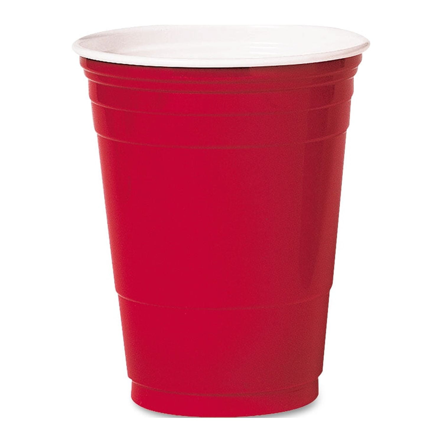 16 Oz Disposable Cups 50 Packs Red Blue Yellow