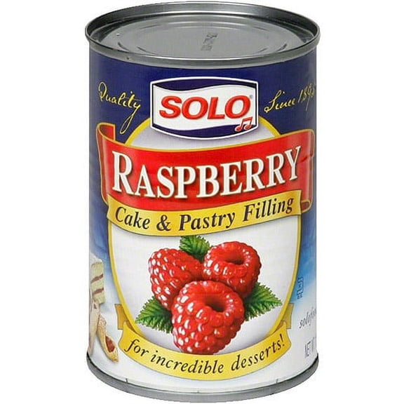 Solo Raspberry Filling, 12 oz (Pack of 6)