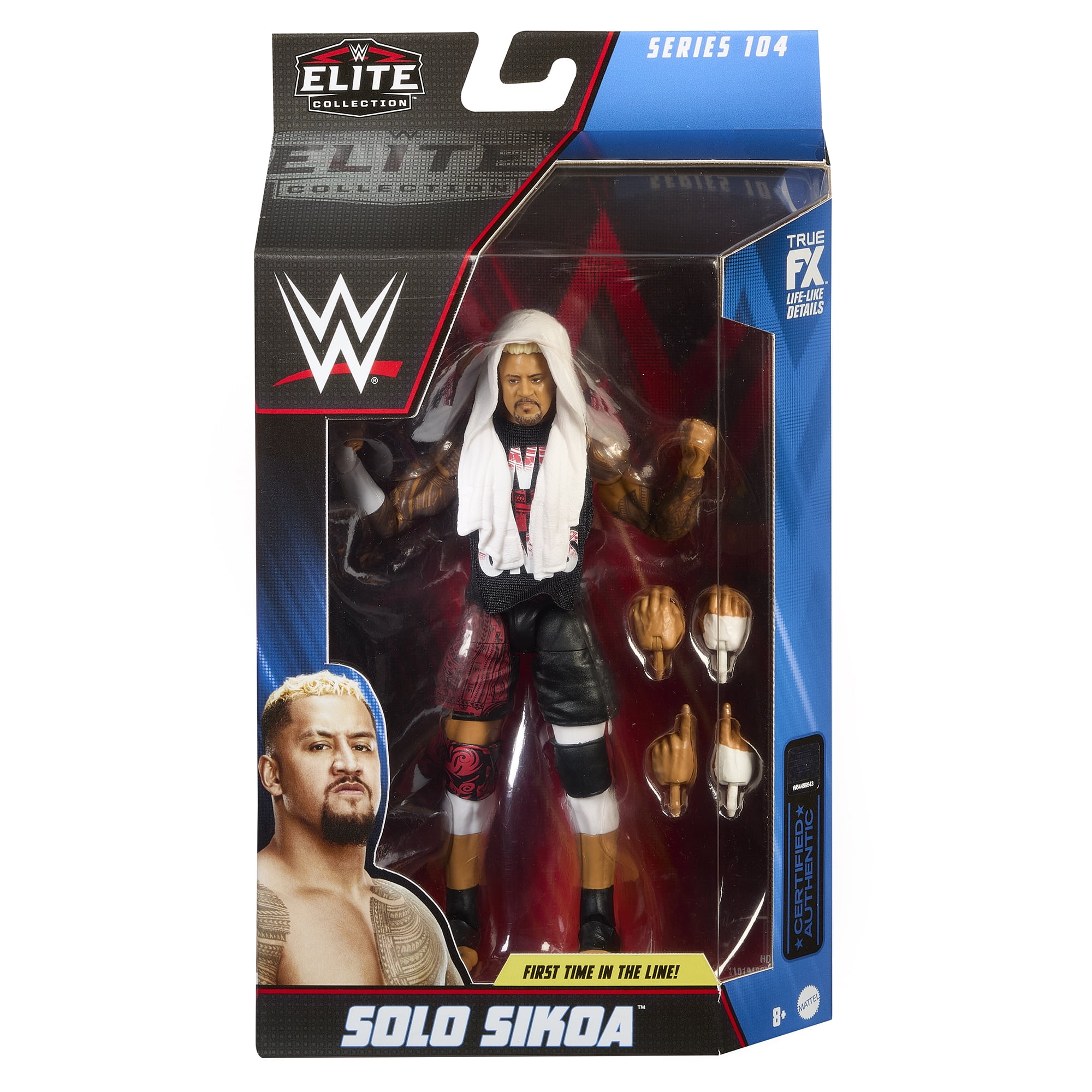 WWE Elite Collection Series 104 Solo Sikoa Action Figure - Retro