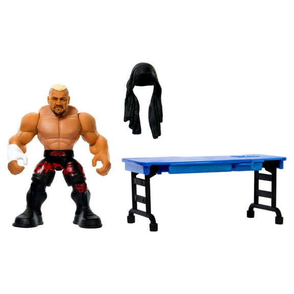 WWE Knuckle Crunchers Solo Sikoa Action Figure & Accessories, Bone-Crunching Sounds, 3.25-inch