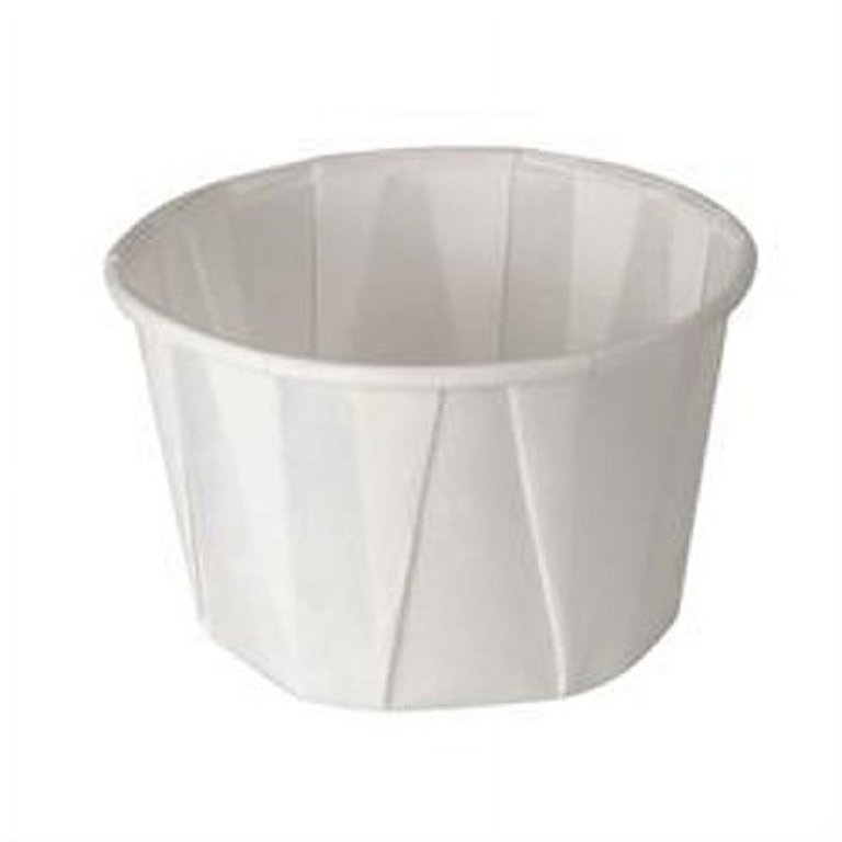 2fl oz Disposable White Paper Sauce Pots