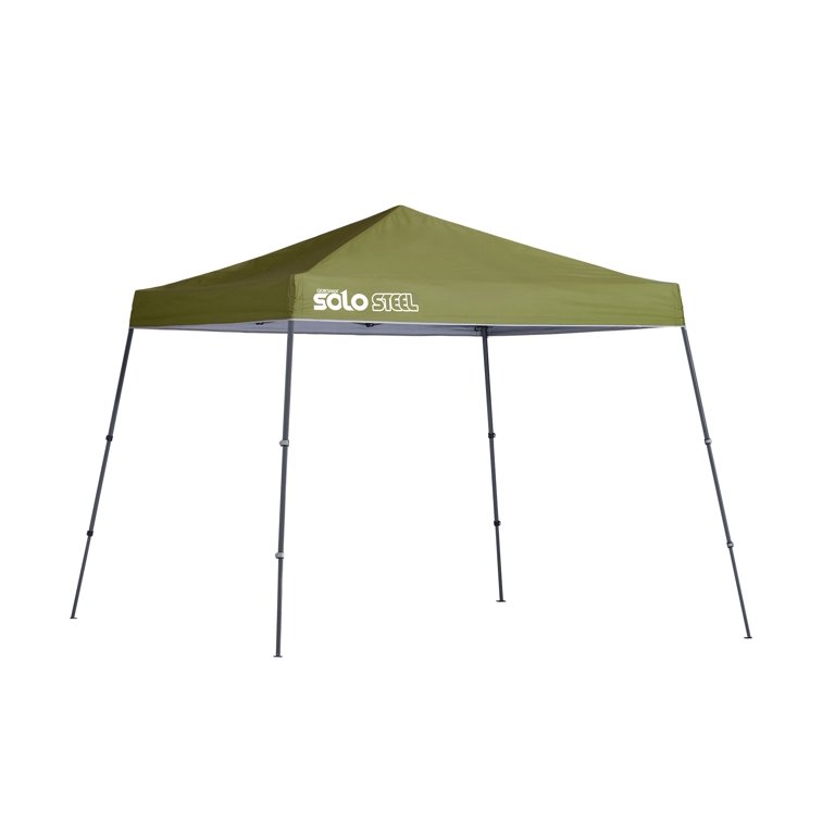 橄欖 Solo Steel 64 10 x 10 ft. Slant Leg Canopy - Olive - Walmart.com