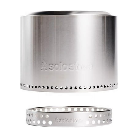 Solo Stove - Bonfire + Stand & Shelter 2.0 Bundle - Stainless Steel