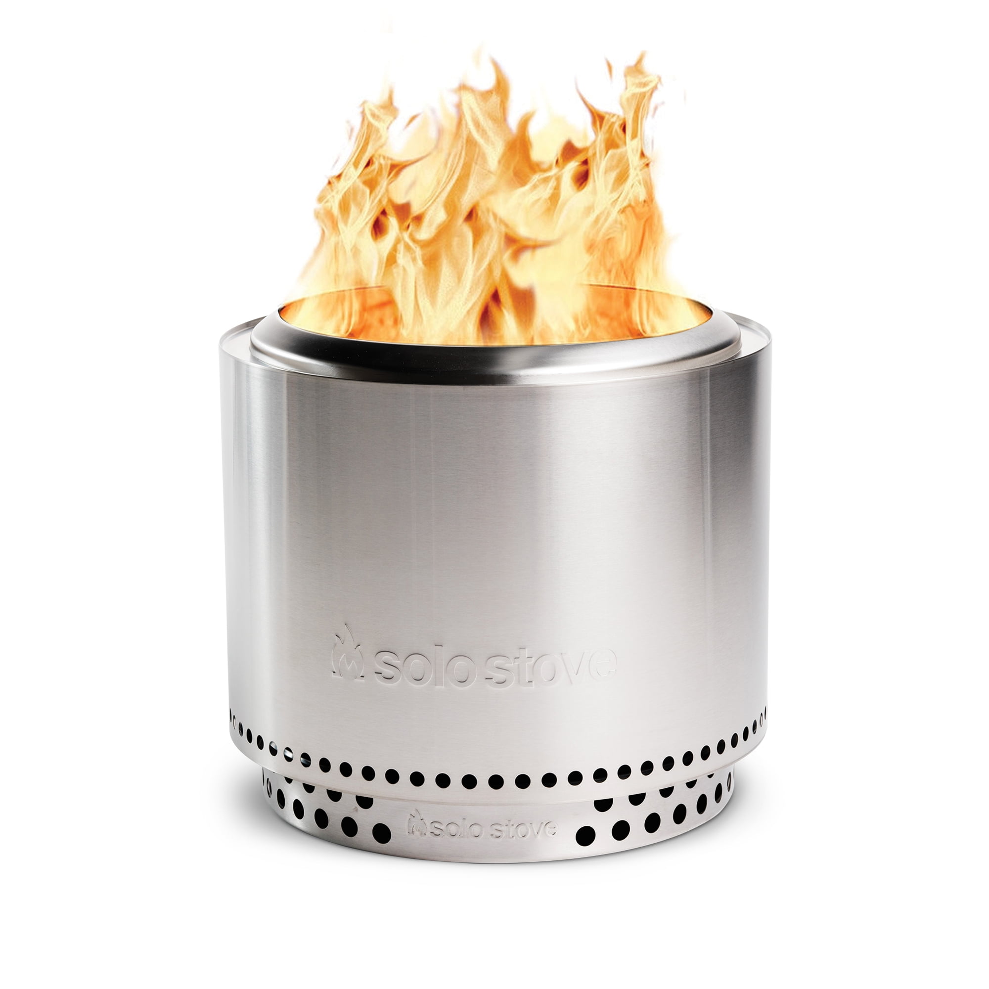 Walmart savings: Solo Stove Bonfire 2.0 with Stand, Smokeless Fire Pit | Wood Burning Fireplaces W/ Removable Ash Pan, Portable Outdoor Firepit - for Camping, Stainless Steel, H: 16.75 in x Dia: 19.5 in, 25.1 lbs