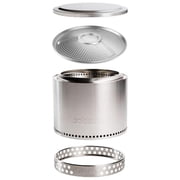 Solo Stove Essential Pellet Bundle, Bonfire 19.5" Smokeless Fire Pit, Stand, Lid, Adapter