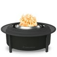 thumbnail image 1 of Solo Stove Fire Pit Surround Tabletop, Large | Elevation for Yukon Wood burning Outdoor Fire Pit, Powder-Coated Steel/ UV-Resistant Outdoor Fabric, Dimensions (HxDia): 20.5 x 52.6 in, Black, 1 of 9