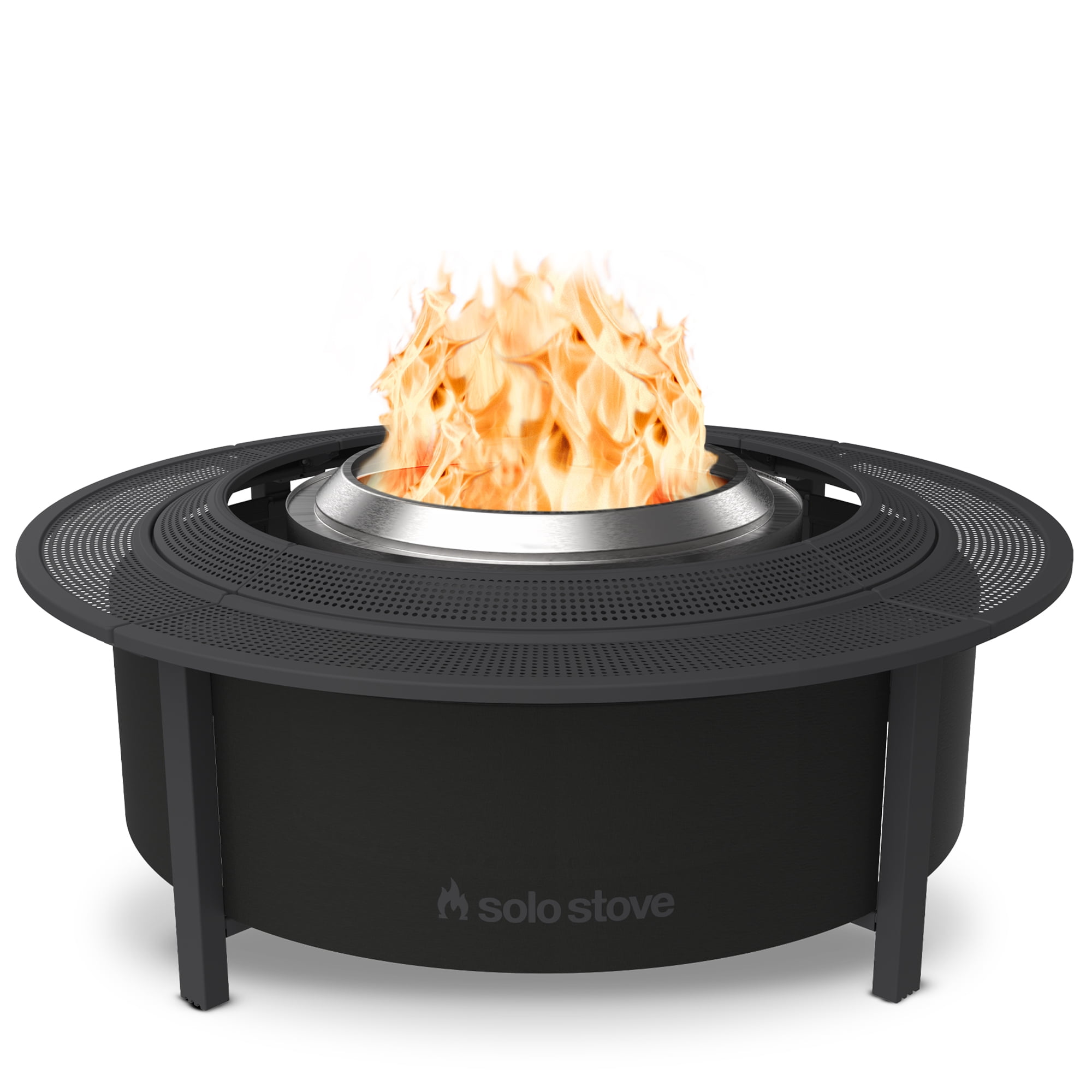 Solo Stove Large Fire Pit Tabletop Yukon Wood Burning Stand, UV