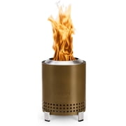 Solo Stove Mesa, 5.1 Inch Tabletop Fire Pit with Stand - Smokeless, Stainless Steel Fire Pit for Camping, Outdoor & Patio- Wood Burning or Pellet Fueled Portable Bonfire, 1.4lbs, Bronze