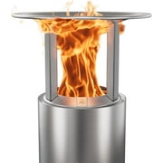 Solo Stove Mesa XL Heat Deflector, with 3 Detachable Legs, Accessory for Mesa XL Fire Pit, Captures and redirects Warmth, 304 Stainless Steel, (HxDia) 6 x 10.5 in, 1.4 lbs