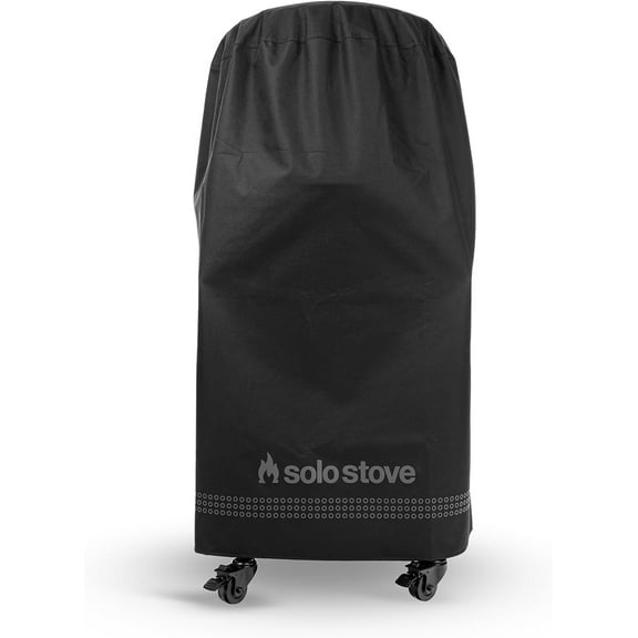 Solo Stove Pizza Oven Cart Cover | Pizza Oven Table Shelter, Protects from Rain, Snow, and Dust, Water Resistant Material: Solution-died Acrylic, Dia Top: 25 in, Dia Bottom: 42 in, Height: 42 in