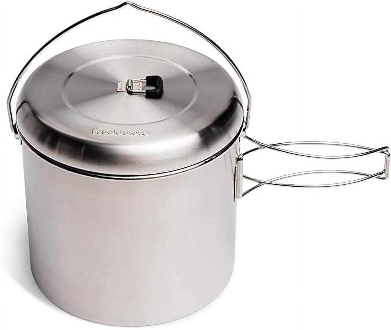 Solo Stove Pot 4000 Stainless Steel Camping Pot for Outdoor Solo Stove Pot 4000 Stainless Steel Camping Pot for Outdoor