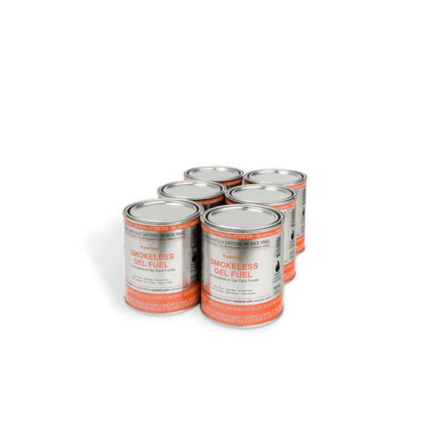 Solo Stove Smokeless Gel Fuel 12.3oz 6 packs Orange Cylindrical