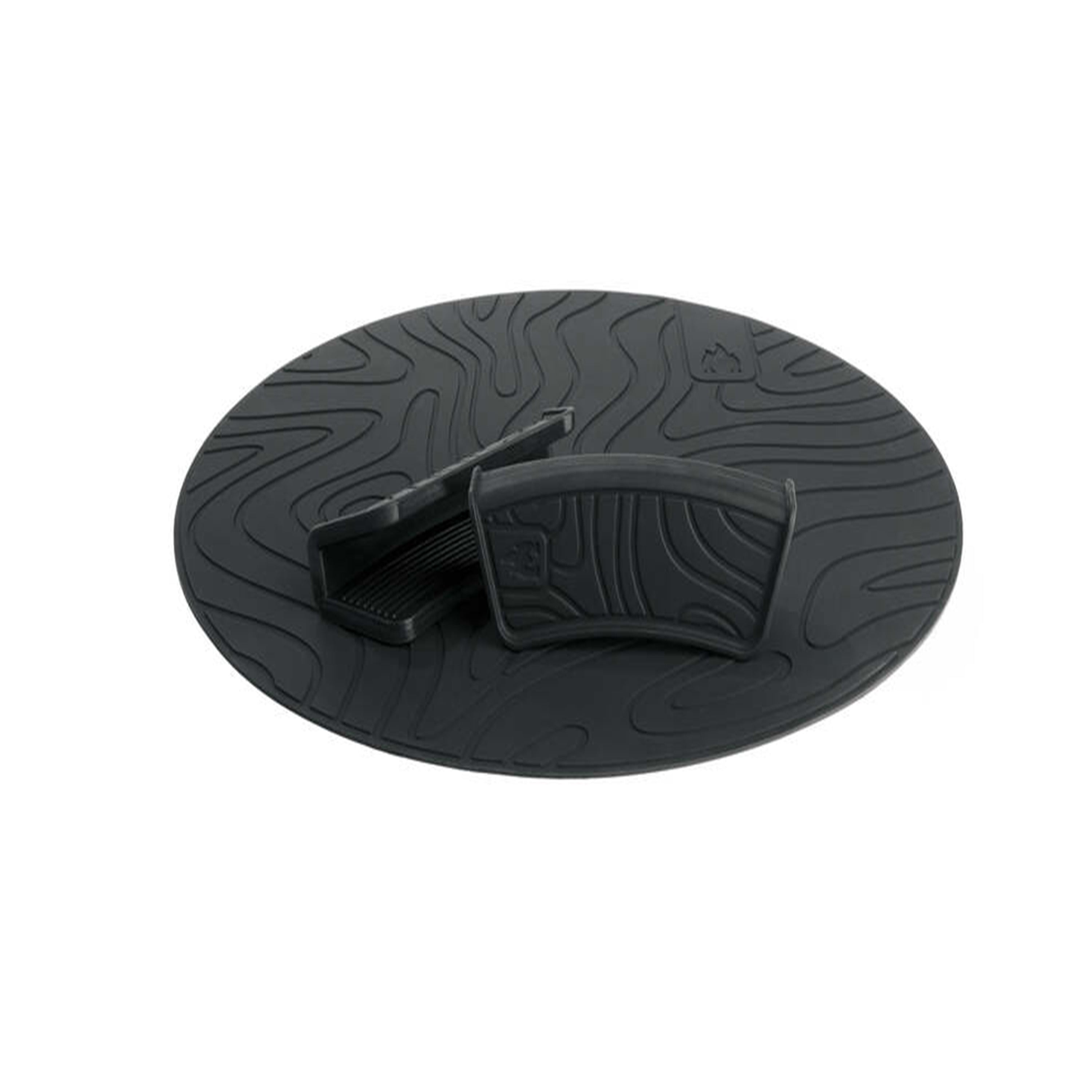 Solo Stove Silicone Mat &amp; 2 Grips, Heat-resistant up to 450&deg;F, Food-grade silicone, Accessory for Iron Cast Cooktops, Mat diam: 19.63