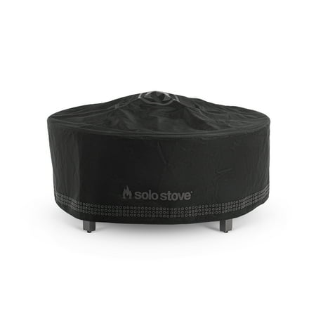 Solo Stove Surround Shelter Small | Protective Cover for Fire Pit Surround Table, Weather-Resistant, Solution Dyed Acrylic/ PVC Backing/ Aluminum Support Stays, Dims (HxDia): 20.8 x 42.5 in, Black