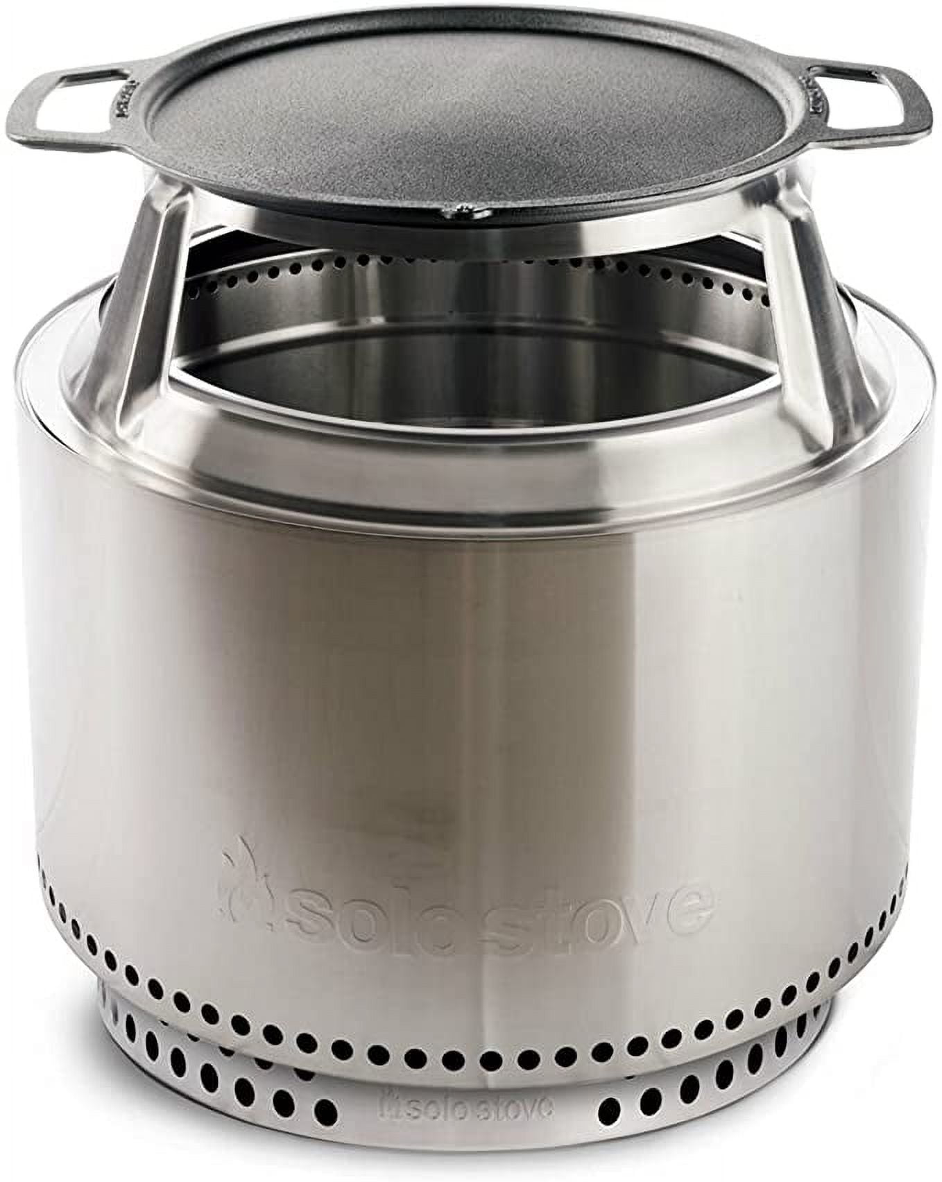 Solo Stove Yukon Cast Iron Griddle Cooking Bundle 2.0 Portable