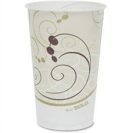 Solo 16 oz Symphony Waxed Paper Cold Cups - 50 / Pack - 20 / Carton - White, Brown, Green - Paper - Cold Drink, Milk Shake, Smoothie Solo 16 oz Symphony Waxed Paper Cold Cups - 50 / Pack - 20 / Carton - White, Brown, Green - Paper - Cold Drink, Milk Shake, Smoothie