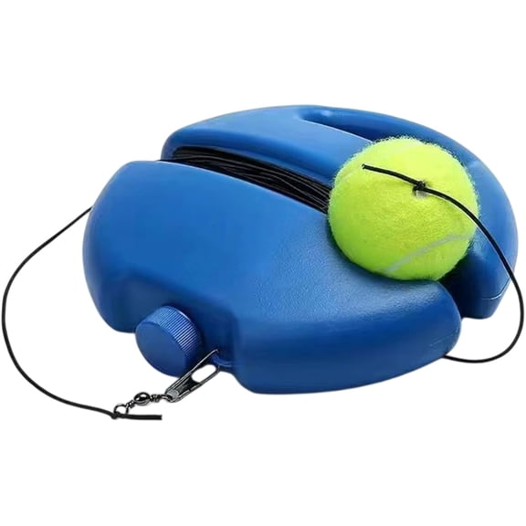 Solo Tennis Trainer Rebound Ball with String, Portable Self Practice Tennis Ball Kit, Elastic Rebound Training Tool for Beginners and Adults, Anti-Tangle Design, Adjustable Rope