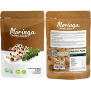 Solo Therapy Moringa Seeds PKM1 Variety   Approx. 1000 Seeds 10 oz Resealable Bag, Moringa Oleifera Drumstick Tree, Non-GMO, Product of India