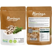 Solo Therapy Moringa Seeds PKM1 Variety   Approx. 200 Seeds 2 oz Resealable Bag, Moringa Oleifera Drumstick Tree, Non-GMO, Product of India