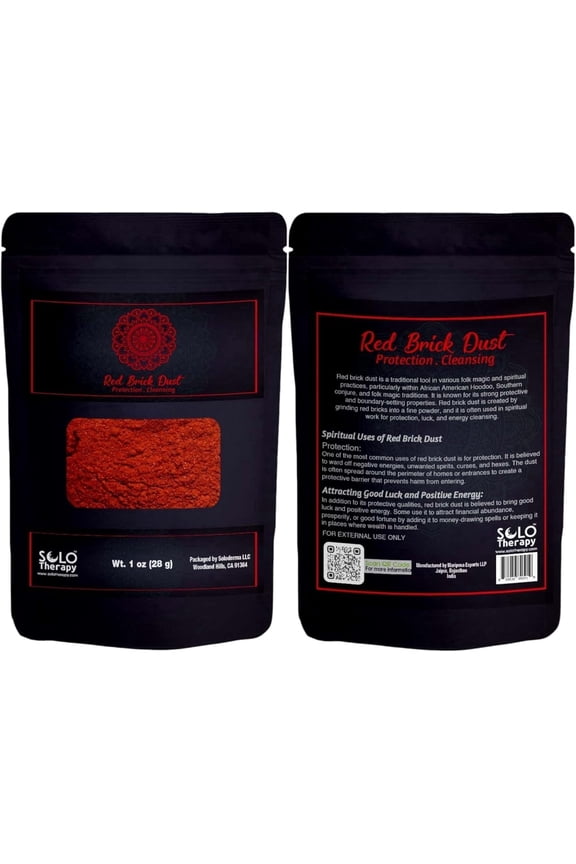 Red Brick Dust, 28 grams, Red Brick for Protection, Cleansing, Keep Away your Home from Negative Energies