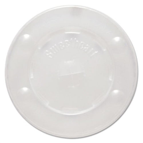 Solo Translucent Polystyrene Cold Cup Lids for 12 oz. Cups, 16 Packs of 125, 2000 Total
