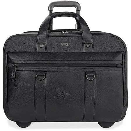 Solo - Executive Collection Rolling Laptop Case for 17.3" Laptop - Black