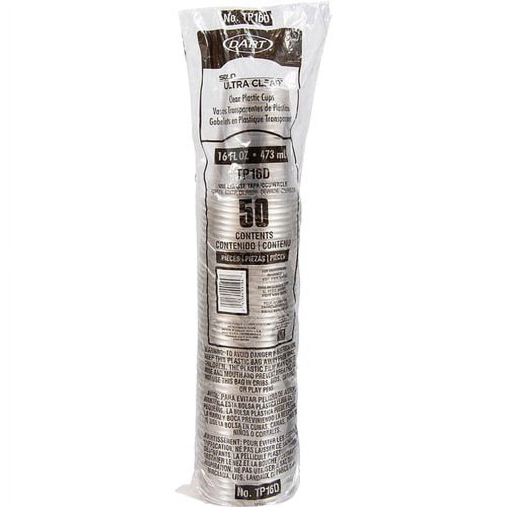 Solo Ultra Clear Practical-fill Cold Cups - 16 fl oz - 50 / Pack ...