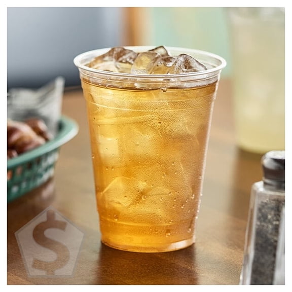 Solo Ultra Clear TP16D 16 oz. Customizable Clear PET Plastic Squat Cold Cup - 1,000/Case