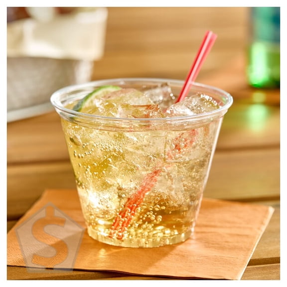 Solo Ultra Clear TP9R 9 oz. Clear PET Plastic Squat Cold Cup - 1,000/Case