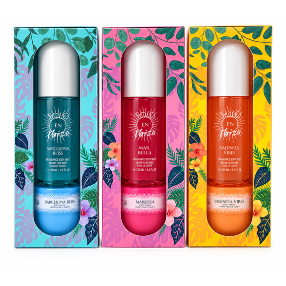 Solo en Ibiza Barcelona Bliss 2-Piece Body Mist and Body Cream Gift Set