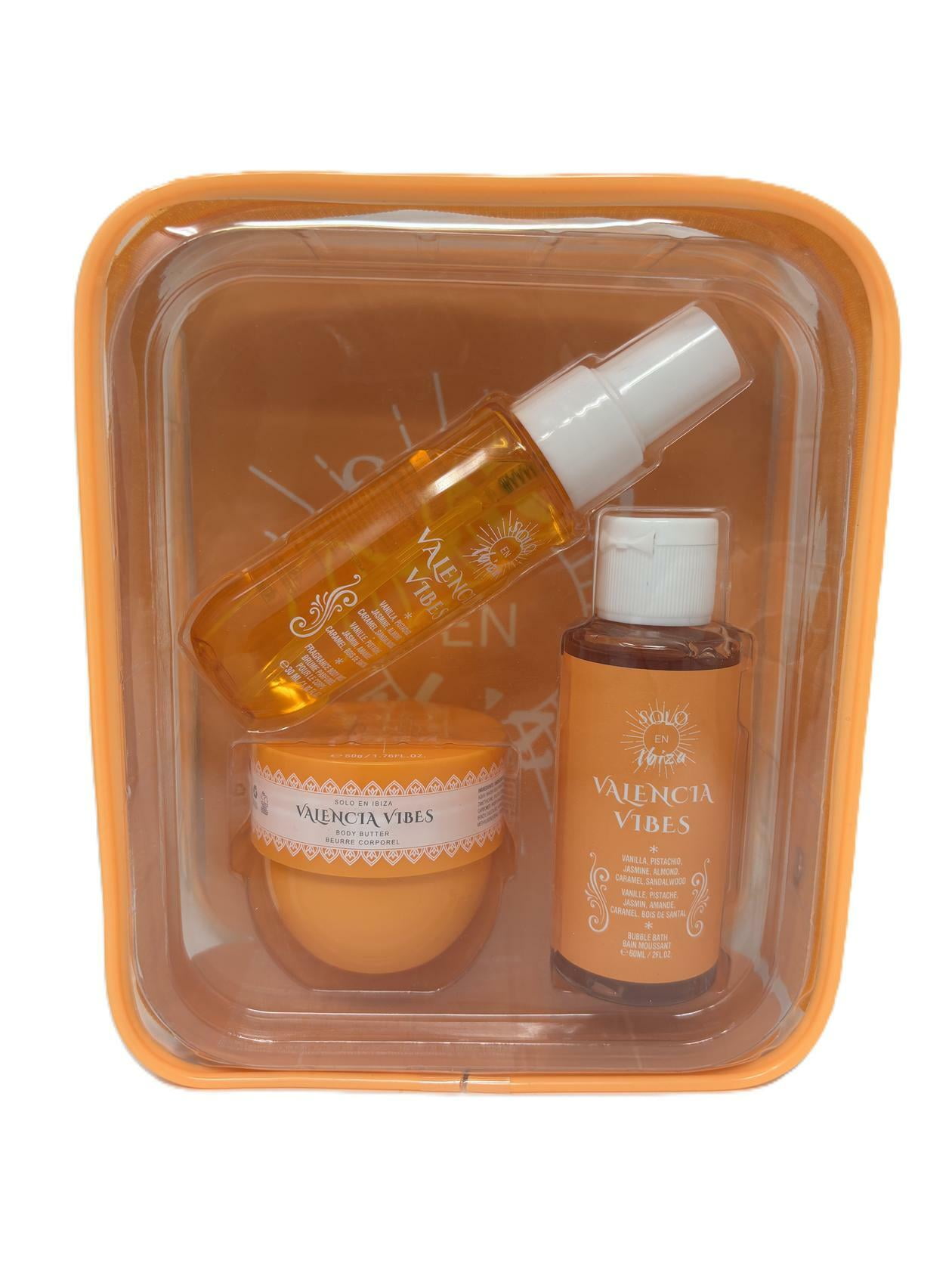 Solo en Ibiza Valencia Vibes 3-Piece Gift Set, Bubble Bath, Body Butter and Mist