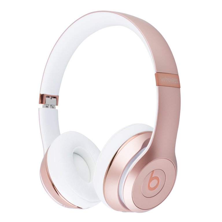 Solo3 Wireless On Ear Headphones Rose Gold MNET2LL/A - Walmart.com