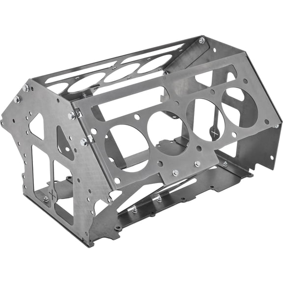 SoloSwap Chevy Gen V LT Mock Up Engine Swap Short Block, 12-Gauge Steel Lightweight Replica Accepts LT Intake, Headers, Oil Pan, Timing Cover and Accessory Brackets