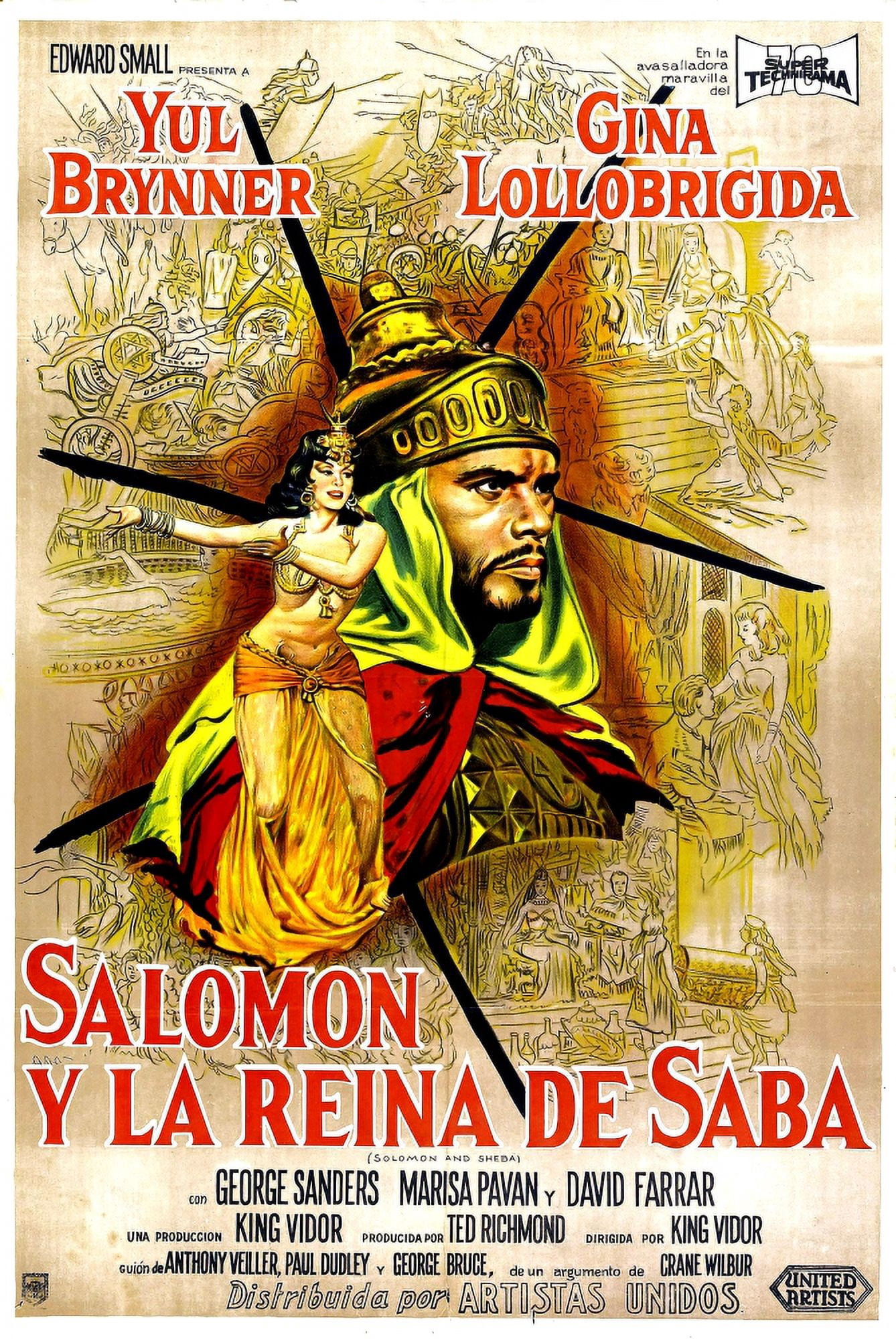 Solomon And Sheba Canvas Art -  (11 x 17)