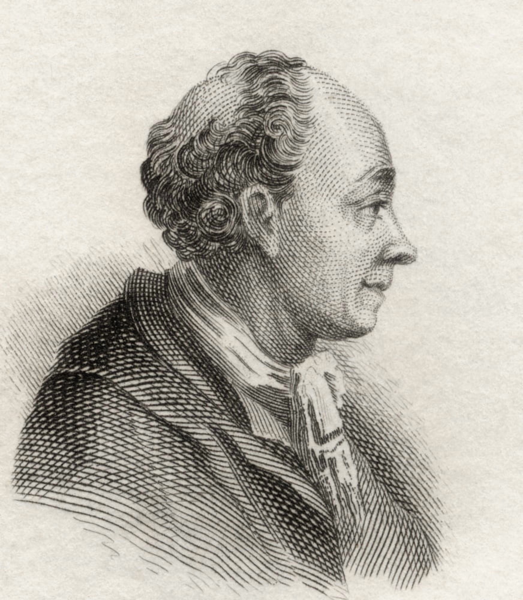 Solomon Gessner1730 To 1788 Swiss Painter And Poet From Crabbs Historical Dictionary Published 1825 Canvas Art - Ken Welsh Design Pics (26 x 30)