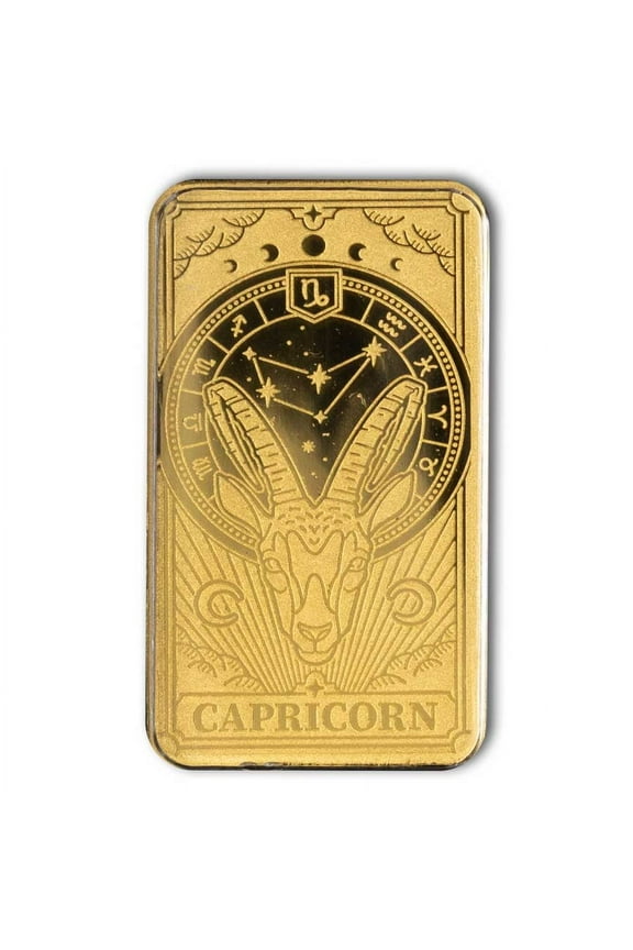 Solomon Islands 1/200 oz Gold Zodiac Ingot (Capricorn)