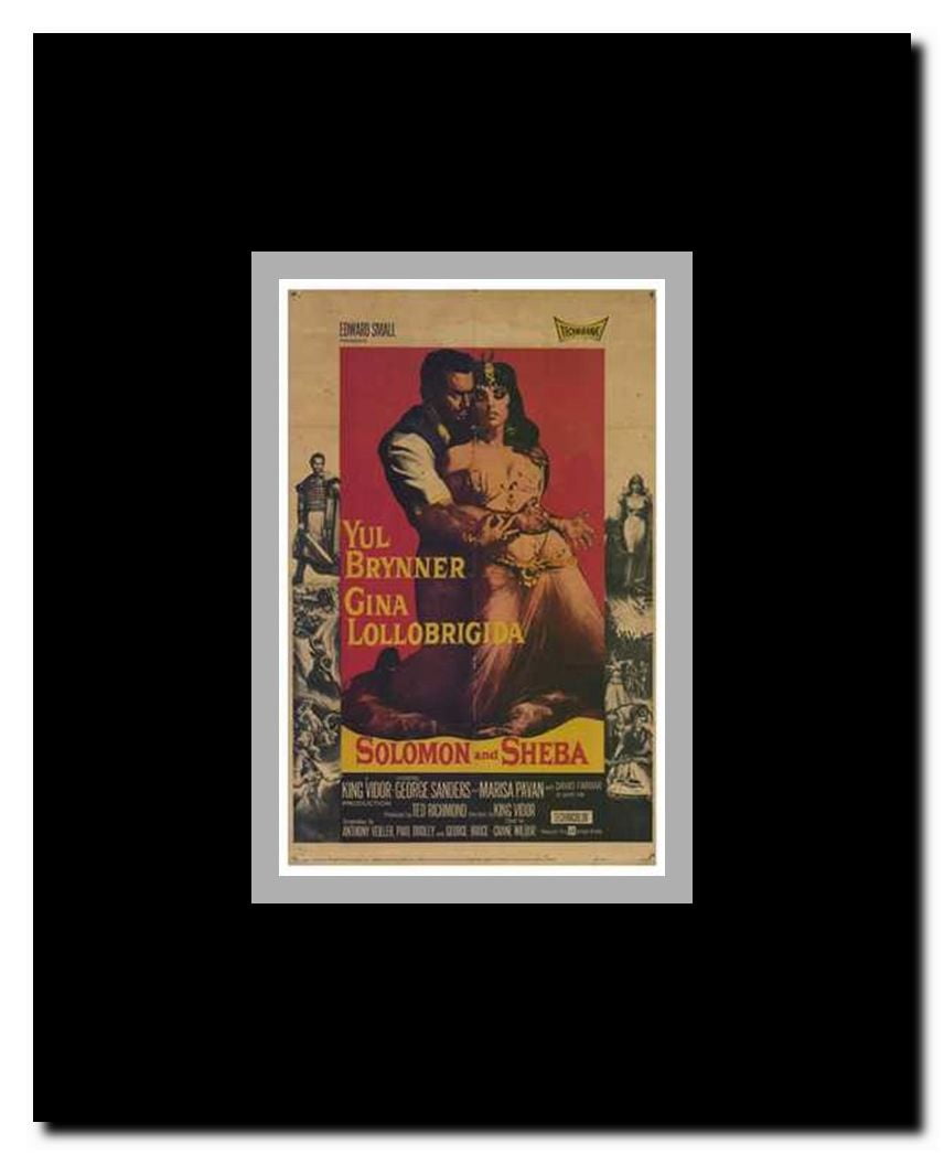 Solomon and Sheba Framed Movie Poster