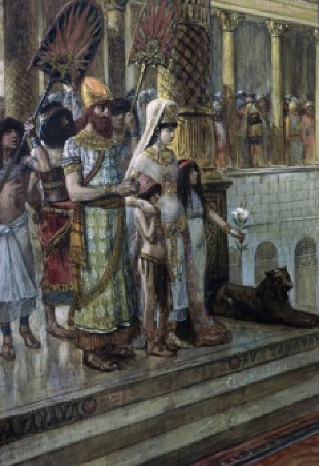 Solomon and the Queen of Sheba James Tissot (1836-1902 French) Jewish Museum New York City Canvas Art - James Tissot (18 x 24)
