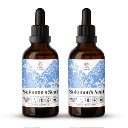 Solomon's Seal Extract, Natural Herbal Supplement for Joint Support, Solomon's Seal (Polygonatum odoratum) Dried Rhizome Tincture, Alcohol-Free, Drops 2x4 oz