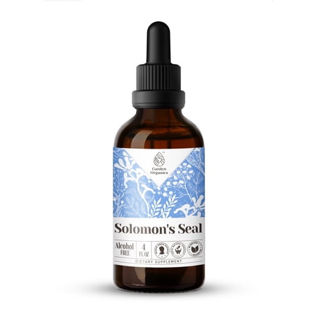 Solomon's Seal Extract, Natural Herbal Supplement for Joint Support, Solomon's Seal (Polygonatum odoratum) Dried Rhizome Tincture, Alcohol-Free, Drops 4 oz