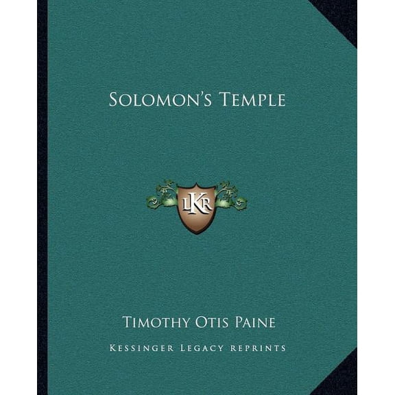 Solomon's Temple, (Paperback)