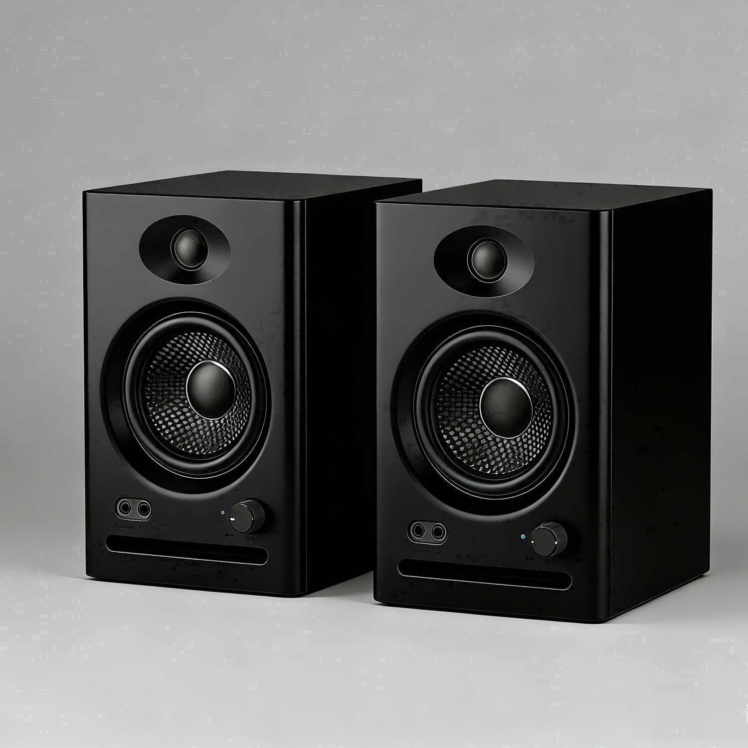 Solorage 60W Bluetooth 5.3 Computer Speakers, 2.0 Stereo for Desktop Laptop PC, 3.5mm AUX RCA USB, Ideal for Music & Gaming, Black 1 Pair