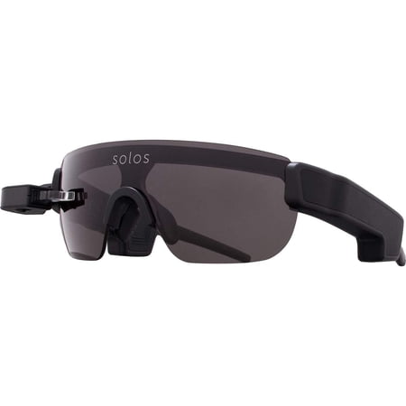 Solo Vista Pupil display Smart Sport Sunglasses, Black