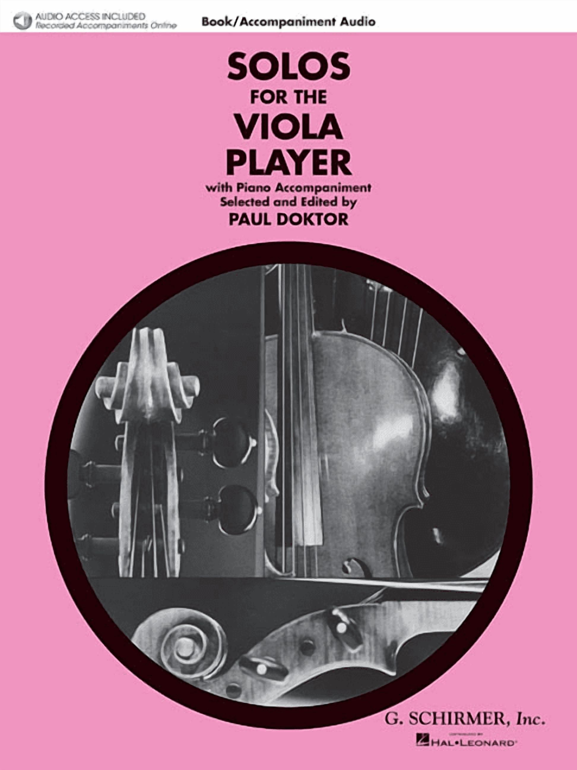 Solos for the Viola Player: with Piano Accompaniments Online