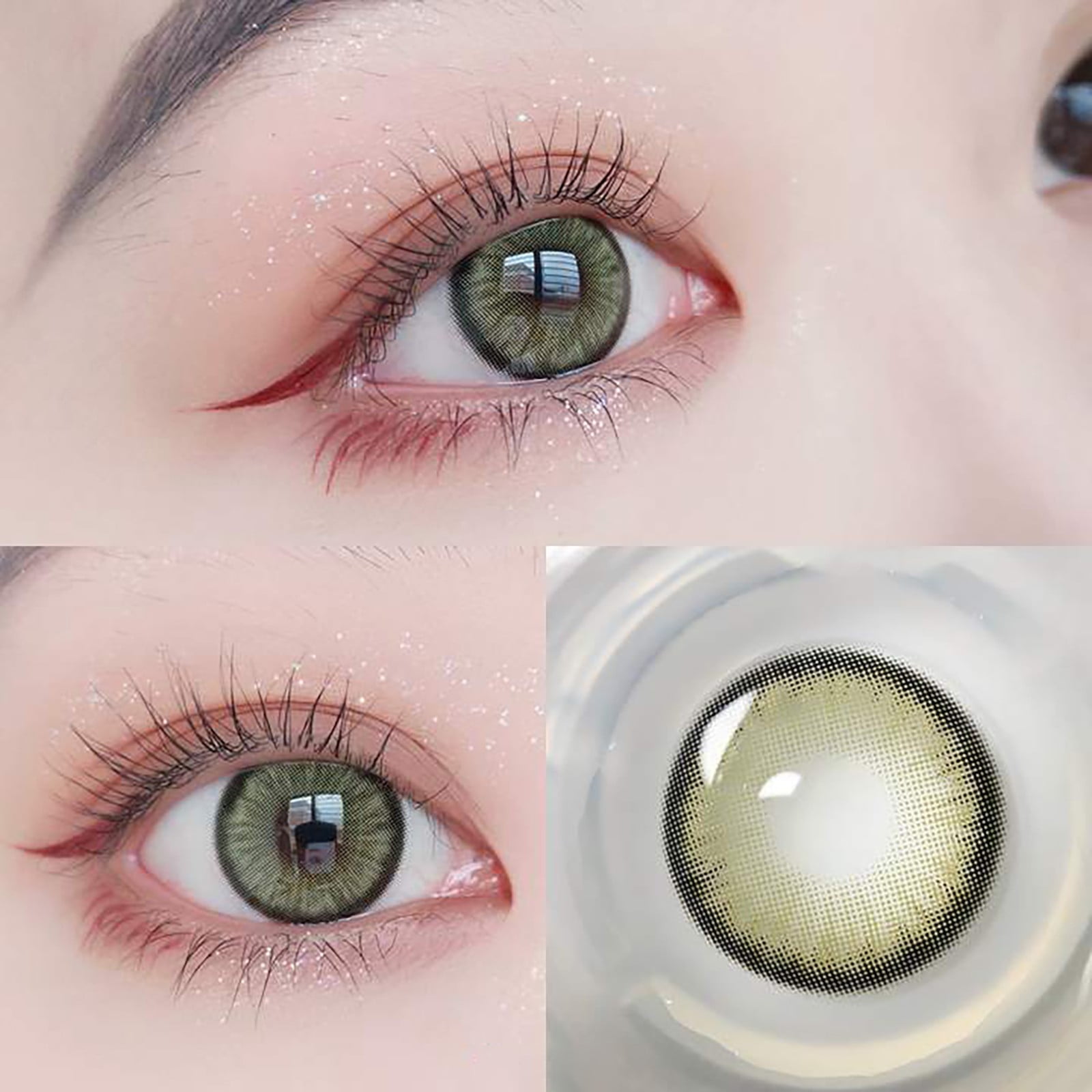 Solotica colored Lenses Opaque color contacts 1ml Party Eyes Unique